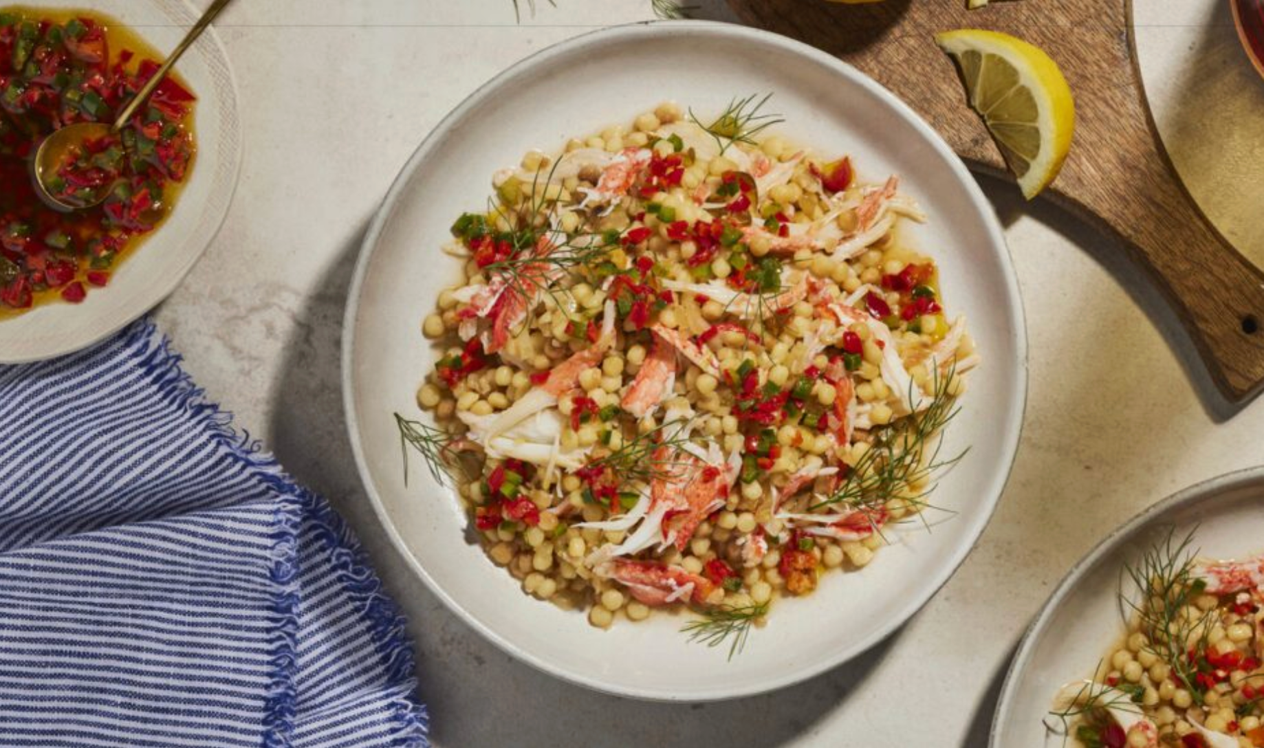 Alaska Bairdi Crab Fregola