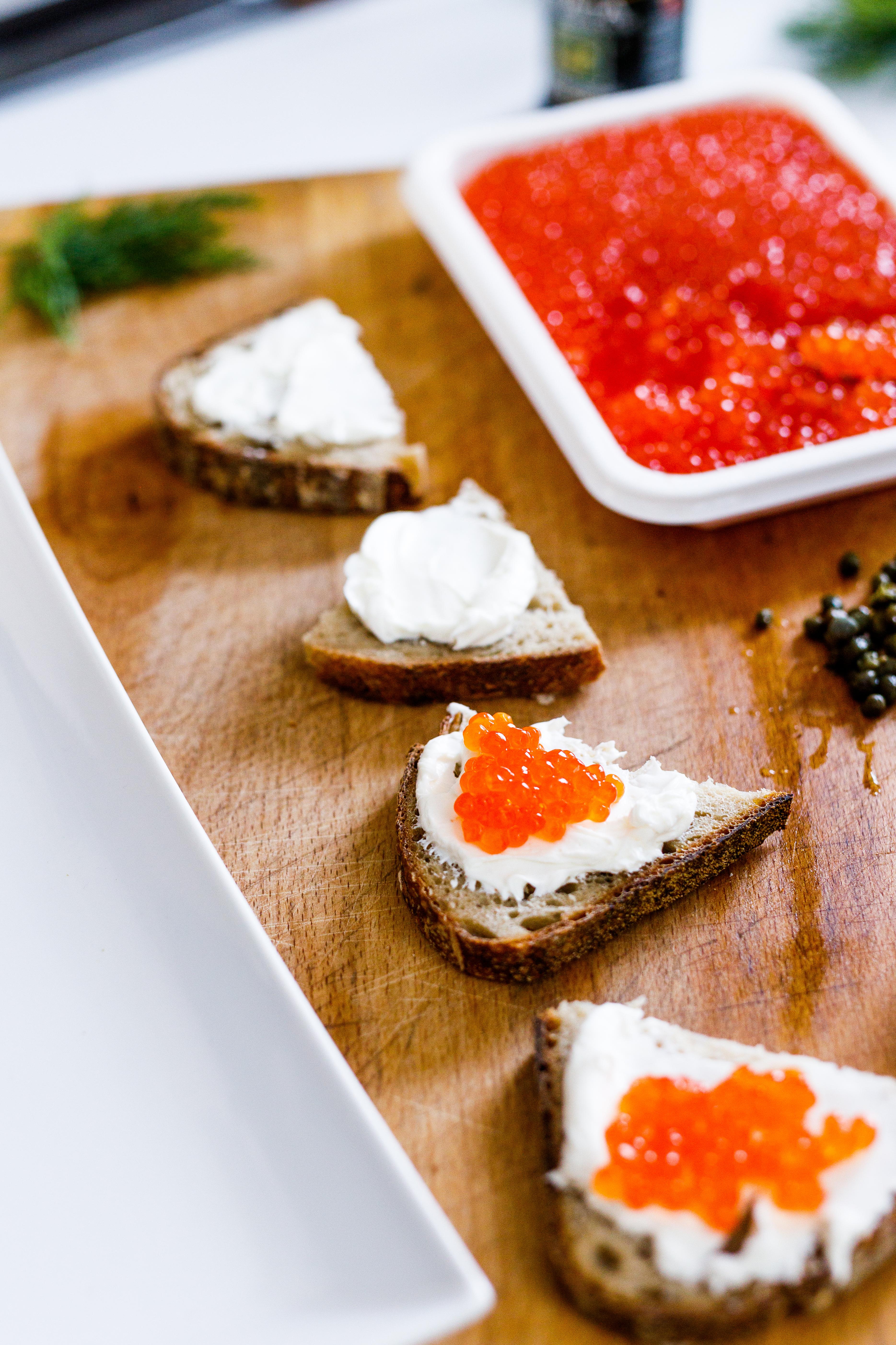 Wild Sockeye Salmon Ikura Red Caviar