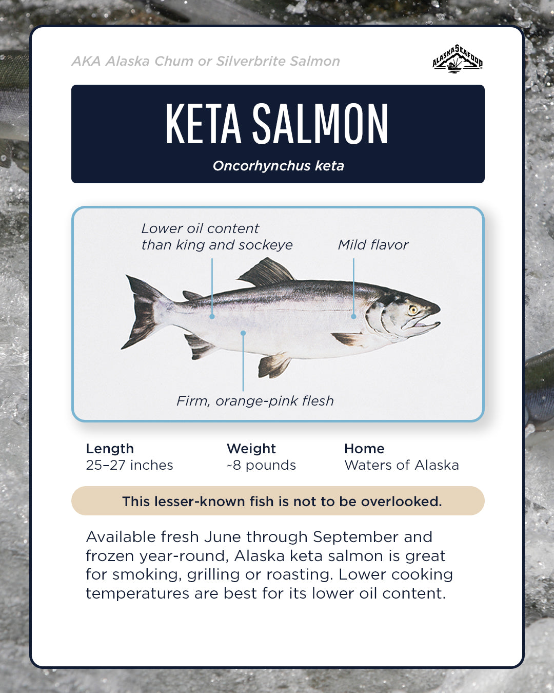Full Fillet - Wild Alaskan Keta Salmon