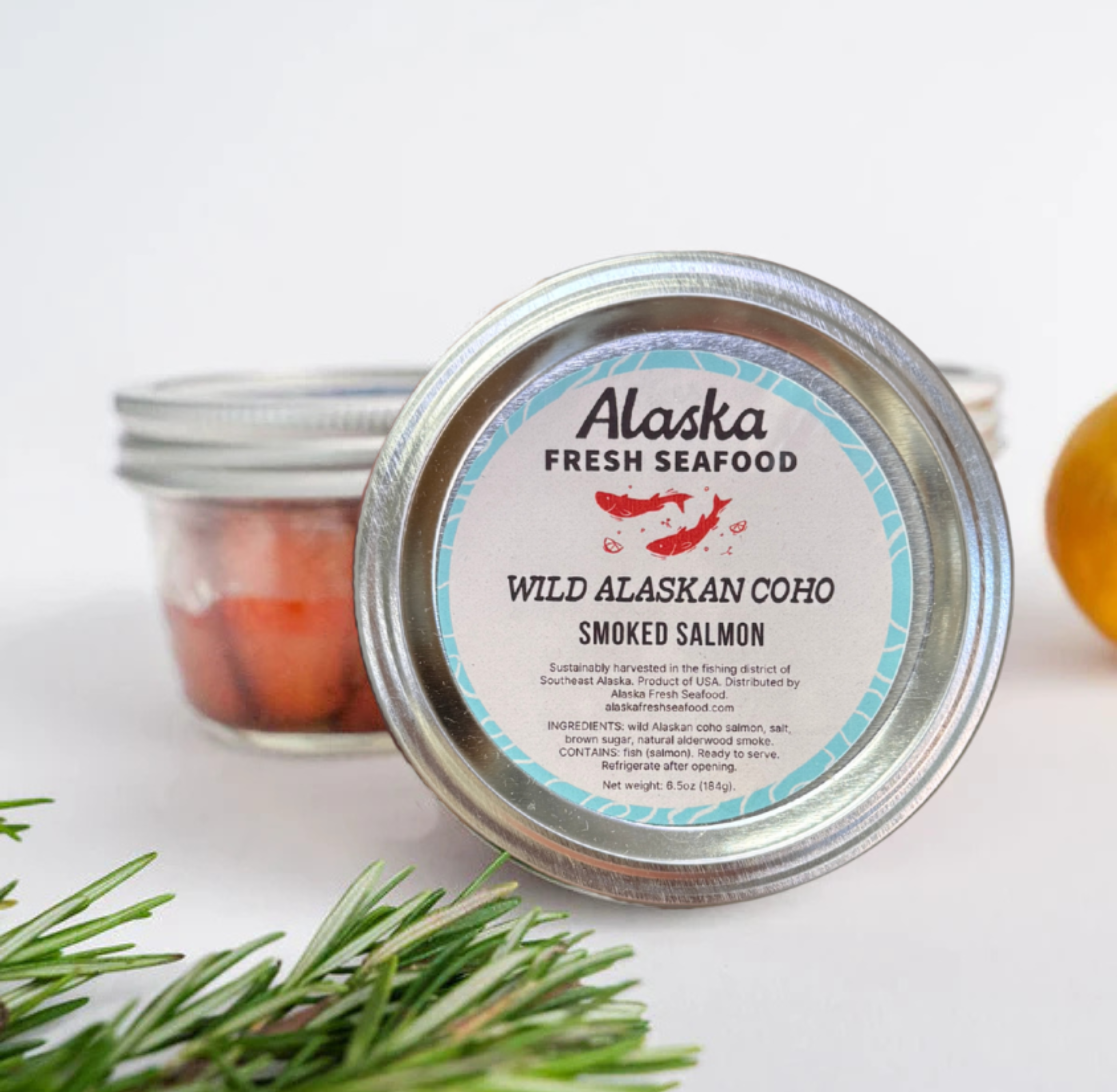 Wild Alaskan Smoked Coho Salmon Jar