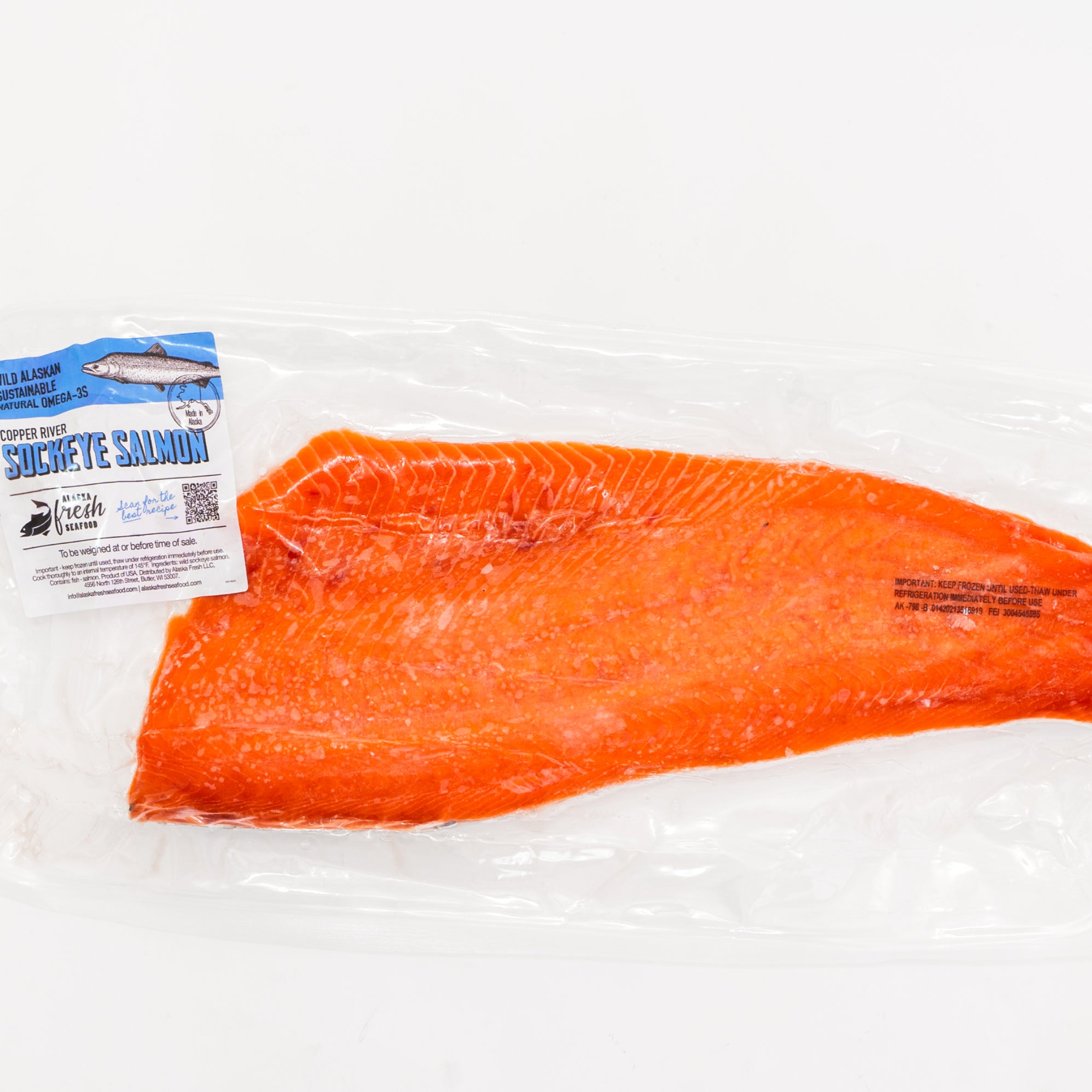 Full Fillet - Copper River Sockeye Salmon – Alaska Fresh Seafood
