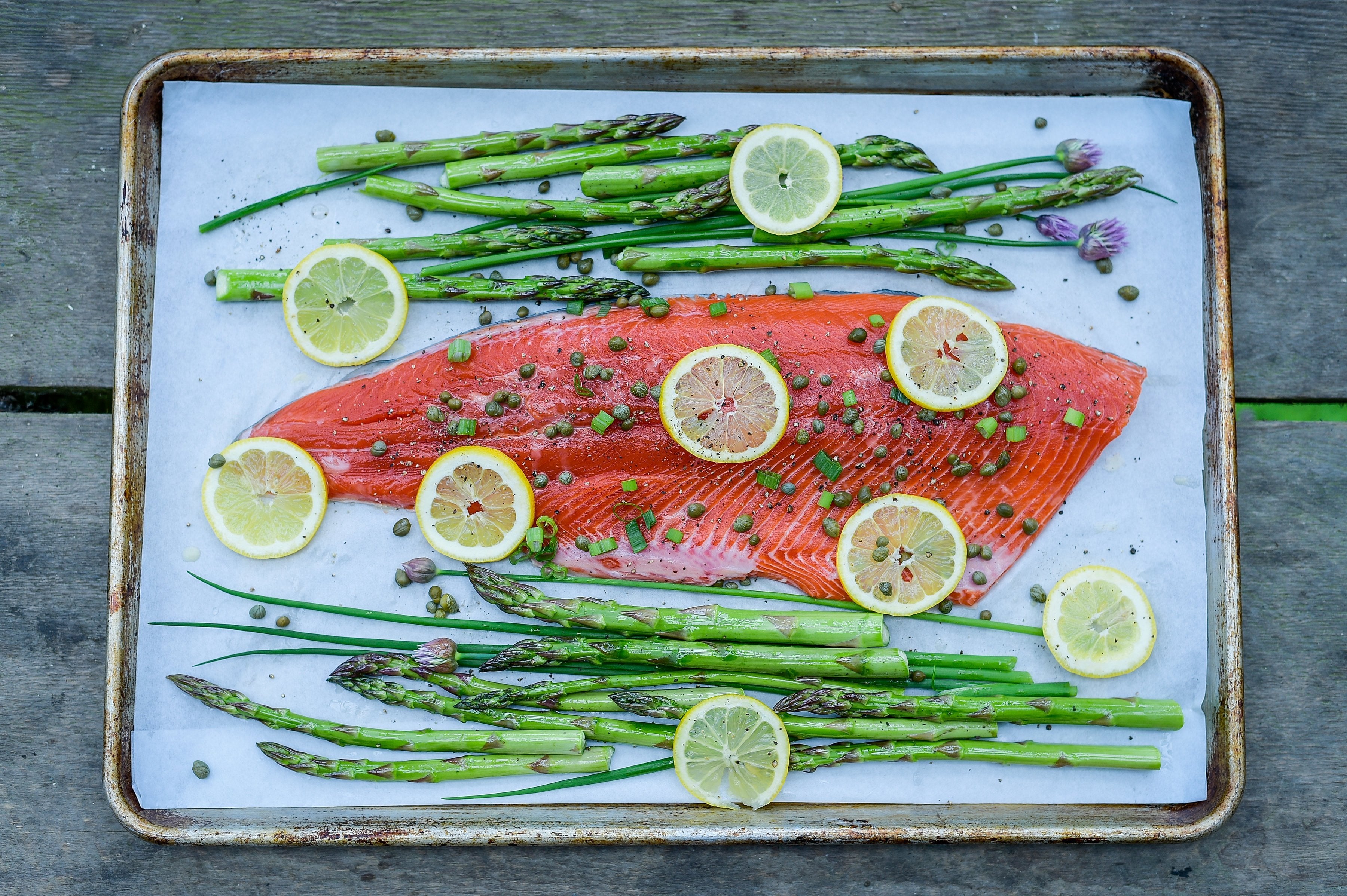 Sides of Copper River Sockeye Salmon (full fillets)