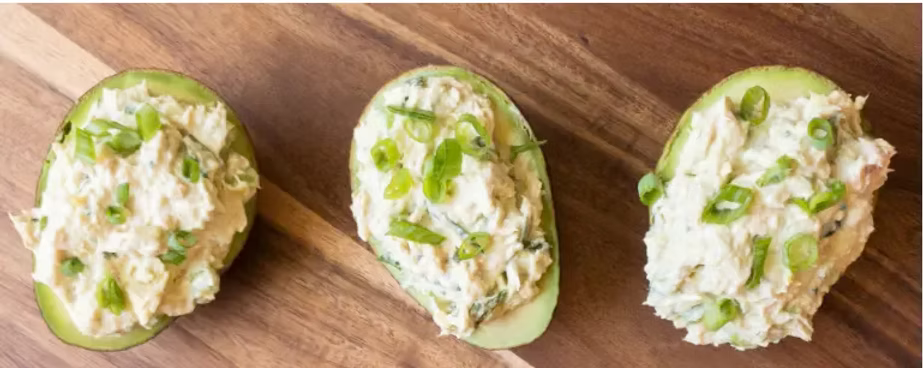 Copper River Smoked Sockeye Salmon Stuffed Avocados