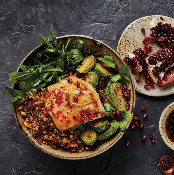 Wild Alaskan Black Cod Grain Bowl