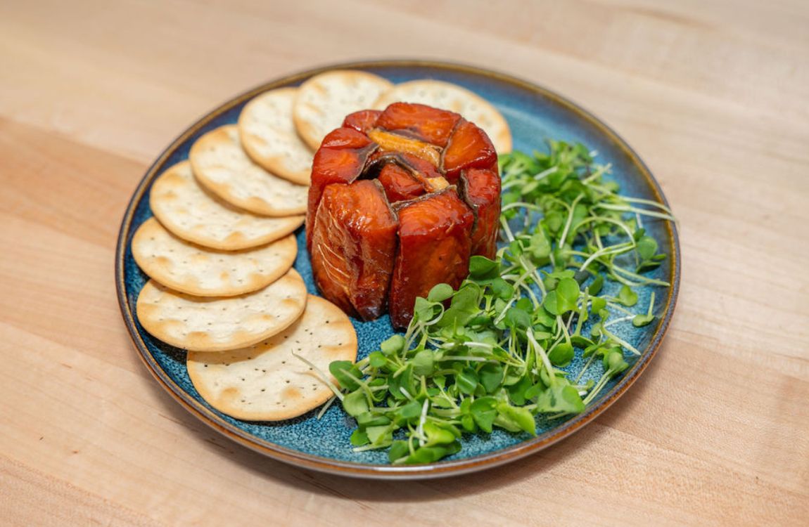 Ready to eat smoked Copper River sockeye salmon