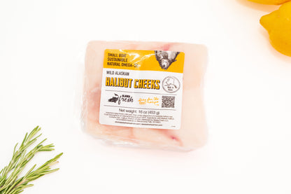 Wild Alaskan Halibut Cheeks (1 lb)