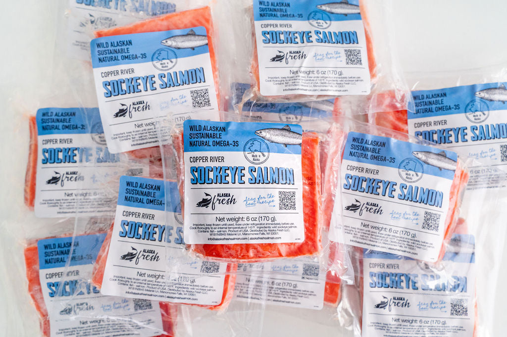 Copper River Sockeye Salmon Portions
