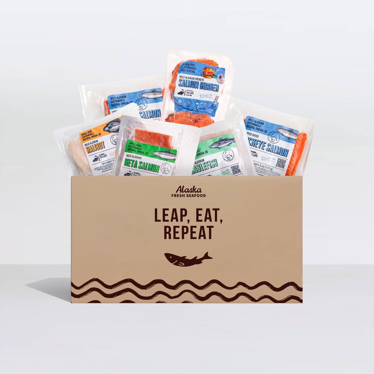 Protein rich wild-caught fish box