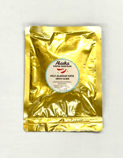 Wild Alaskan Keta 4 oz Smoked Salmon Ready To Eat