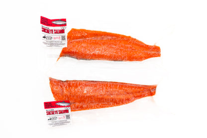 Wild Alaskan Sockeye Salmon Fillet (Full Side)