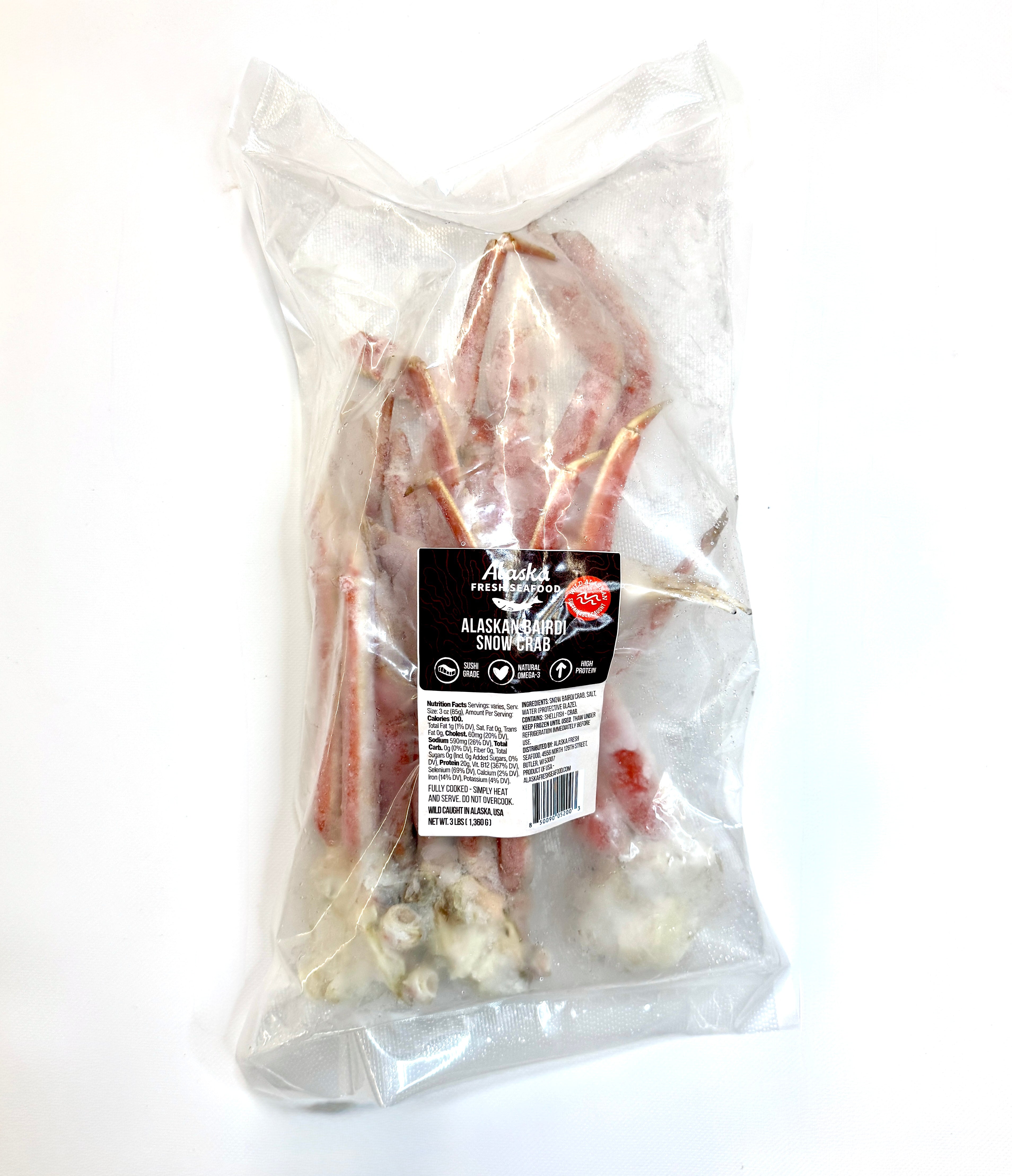 Alaskan Bairdi Snow Crab - Large Clusters