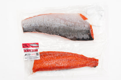 Wild Alaskan Sockeye Salmon Fillet (Full Side)