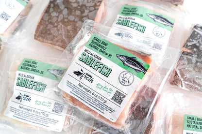 Wild Alaskan Sablefish (Black Cod) portions