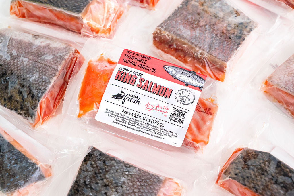 Copper River King Salmon Portions – Alaska Fresh Seafood